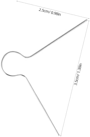Ipetboom 300pcs Christmas Ball Cap Hooks, Metal V Shape Ornament Hanger - Image 2