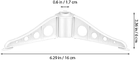 Toddmomy Christmas Tree Stand White Plastic Christmas Tree Stand Plastic Legs Replacement Artificial - Image 5