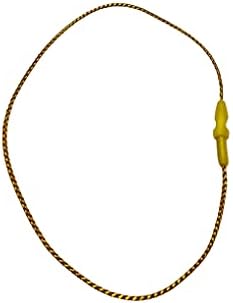 100 Pack Gold Christmas Ornament Precut String Hangers with Snap Fastener (Nomad Brand) - Image 3