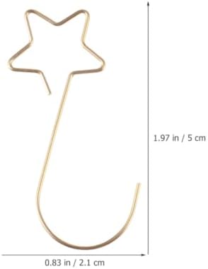 NUOBESTY 100pcs Premium Stainless Steel Christmas Ornament Hooks - Image 2