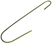 Brass Colored Ornament Hooks Bundle: 1 Package of 50 Large Brass Hooks, 1 Package of 75 Small Brass Hooks (Total of 125)-- Great for Craft Projects, Flower Arranging, Decorating, and More! - Image 3