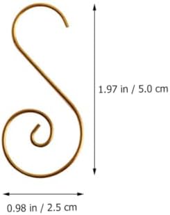 80pcs Metal Christmas Tree Hooks for Ornament Hanging, Wreath Decor - Image 2