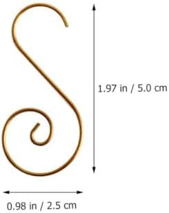 80pcs Christmas Ornament Hanger Metal Hook for Tree Garland Hanging - Image 2