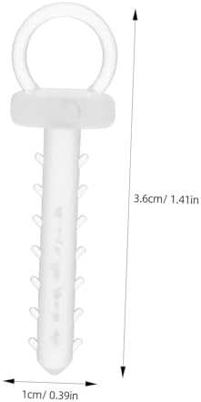 100pcs Transparent Caps for Crafting Hanging Pendant Holders for Christmas Tree Ornaments Unique Fashionable Fittings for Creative Projects - Image 2