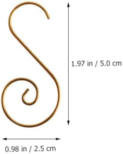 80pcs Creative Metal Christmas Garland Hook for Tree Ornament Hanging - Image 2