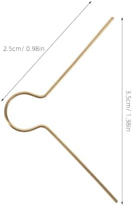 Ipetboom 300pcs Christmas Ball Cap Hooks, Metal V Shape Ornament Hanger - Image 2