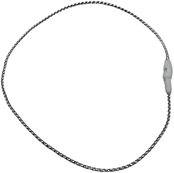 100 Pack Silver Metal Christmas Ornament Precut String Hangers with Snap Fastener (Nomad Brand) - Image 3