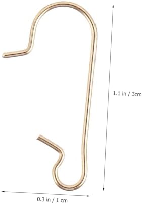 100Pcs Metal Miniature S Hooks for Christmas Tree Decorations Flexible Colorful Xmas Hangers for Home Cafe Bar Party Ornament Display Invisible Hanging - Image 2