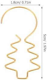 100pcs Mini Gold Metal Christmas Tree Ornament Hooks for Baubles - Image 2