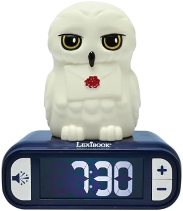 LEXiBOOK, Hedwig Nightlight Alarm Clock, RL800HP1 - Image 3