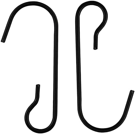 Ornament Hook 100PCS Black Christmas Ornament Hooks Bendable Metal Wire Hanging Hooks for Christmas Tree Halloween Party Ball Decor, Christmas Ornament Hangers - Image 3