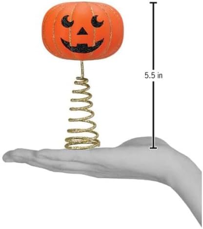 Old World Christmas Mini Pumpkin Head Tree Topper, Home D??cor - Image 2
