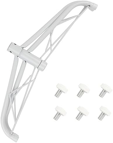 CCINEE Metal Christmas Tree Stand, Universal Folding Xmas Tree Stand 15.7 Inch Replacement Tree Stand Base for 3 Ft to 6 Ft Christmas Artificial Trees Fake Tree, White - Image 5