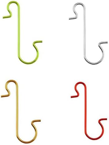 100 Pcs Christmas Tree Ornament Hooks Metal S Shaped Hanging Hook Holder Christmas Ball Pendant New Year Party Decoration Party Hooks - Image 4