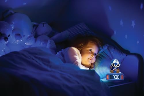 LEXiBOOK, Avengers Nightlight Alarm Clock, RL800AV1 - Image 6