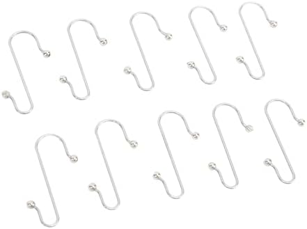 Syrisora S Shape Hooks Christmas Ornament,100pcs Stainless Steel Hooks Multipurpose Hanging S Shape Hooks Decoration Hangers for Christmas Tree Ornament - Image 3
