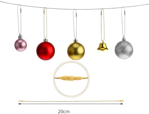 400 Pcs Christmas Ornament Hangers String Snap Lock Tag Fastener Clothing Hang Tag String Gift Price Tag Rope Ornament Ribbon Hook Rope Clothes Tag Strings Decorative Hanging String Multi Color - Image 3
