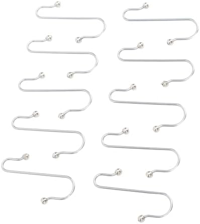 100pcs Stainless Steel S Shape Christmas Tree Hooks for Ornaments ?€? Rust - Image 2