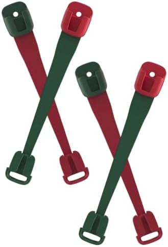 VICASKY Christmas Hangers Hooks Hanging Plastic 4pcs Ornament Wreath by VICASKY
