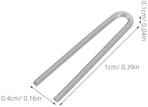 100pcs Tungsten Wire U Shaped Hanger Hooks for Jewelry and Ornaments - Image 2
