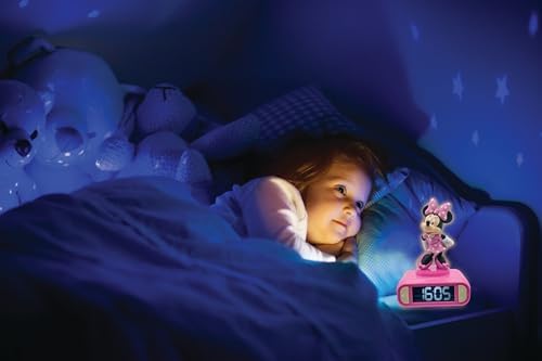 LEXiBOOK, Minnie Nightlight Alarm Clock, RL800MN - Image 6