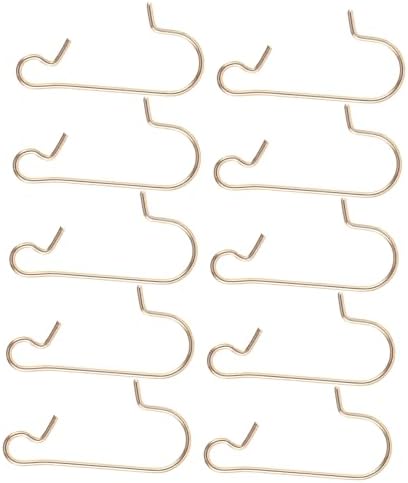 100Pcs Metal Miniature Christmas Ornament Hooks Colorful S Hanging Hooks for Trees Home Decor Cafe Bar Club Display by CONGARTENO