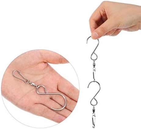 10 Pcs Stainless Steel Swivel Hook Clips for Wind Chimes - Image 5