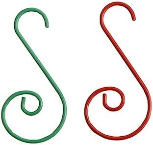 Outanaya 100 Pcs Ornament Hooks Decorative s Hooks for Christmas Tree Easy to Use Wreath Hangers by Outanaya
