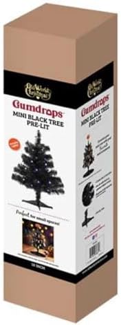 Old World Christmas Mini Black Tree Pre-lit - Image 2