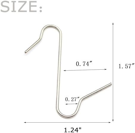 200PCS Christmas Ornament Hooks Christmas Tree Ornament Hanger - Image 2