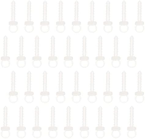 100pcs Transparent Caps for Crafting Hanging Pendant Holders for Christmas Tree Ornaments Unique Fashionable Fittings for Creative Projects by Happyyami
