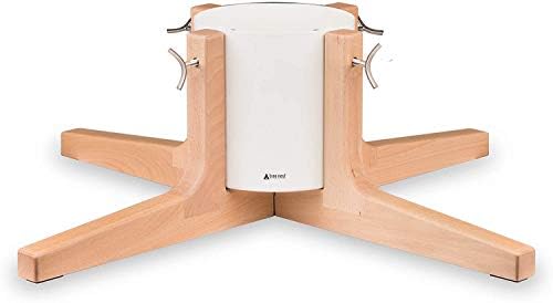 Tree Nest Christmas Tree Stand Base for 10ft Real Tree Sliver Christmas Tree Holder Stable for Xmas Decoration Rustic (White,Large) by TreeNest