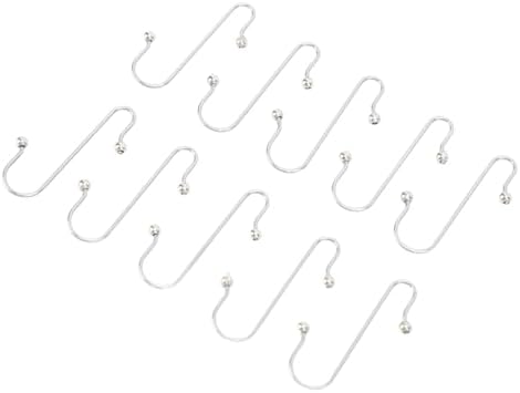 100pcs Stainless Steel Hooks, S Shape Hooks for Christmas Tree Ornaments, Multipurpose Decoration Hangers with Rustproof Design, Durable Hanging Hooks for Holiday Decorations and S - Image 5
