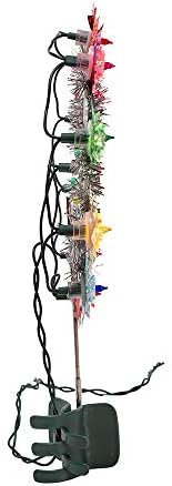 Kurt S. Adler 11-Inch 11-Light Multi-Color Retro Reflector Tree Topper - Image 3