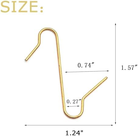200PCS Christmas Ornament Hooks Christmas Tree Ornament Hanger - Image 2
