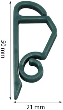 120 Pieces Christmas Light Hooks Tree Hooks Ornament Hooks Clip Hangers Plastic for Easy Attach And Remove Suitable for Christmas Trees Indoor, green - Image 3