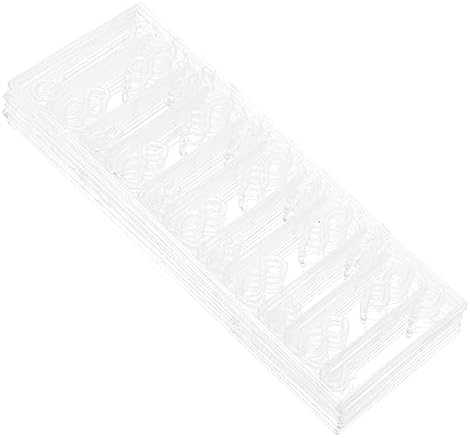 KOMBIUDA 100pcs Xmas Ball Hooks Transparent Type Christmas Tree Ornament Hangers for Easy Decorating for Wreaths Garlands and Holiday Parties by KOMBIUDA