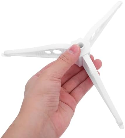 COHEALI 2pcs White Plastic Christmas Tree Stand Base 10cm for Artificial Xmas Tree Holder Indoor Outdoor Holiday Decoration Replacement Stand - Image 4
