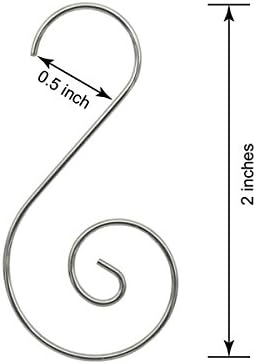Christmas Ornaments Hooks Christmas Tree Hanger Great for Christmastree Decoration - 120 / Silver - Image 2