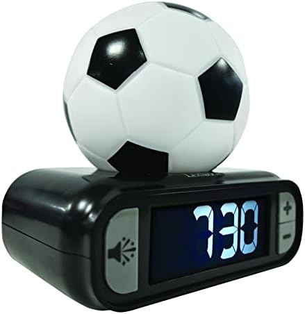 LEXiBOOK, Soccer Ball Nightlight Alarm Clock, RL800FO - Image 2