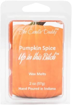 The Candle Daddy Fiercely Fall 5 Pack - 5 Amazing Autumn Wax Melts - 30 Total Cubes - 10 Total Ounces - Funny Fun Fall Aromas