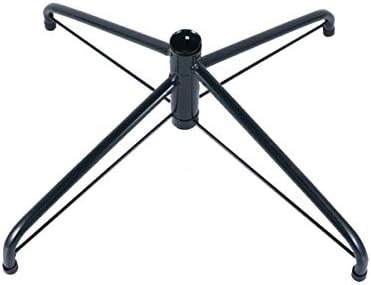 STOBAZA Artificial Tree Stand 45cm Metal Base for Christmas Trees Portable and Sturdy Black by EaseLiving