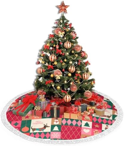 Dachshunds Christmas Tree Skirt 36 Inch - Image 4