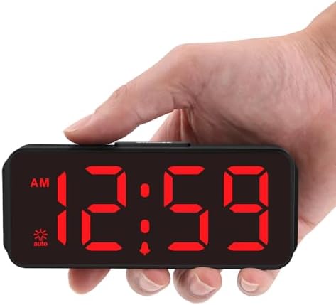 Peakeep Small Battery Powered Digital Alarm Clock by PEAKEEP