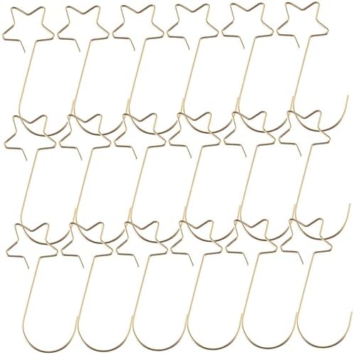 100pcs Christmas Tree Ornaments Hooks Metal Wire Hooks Xmas Ornament Hanger Christmas Stocking Decor Bauble Hangers Xmas Decor by CORHAD