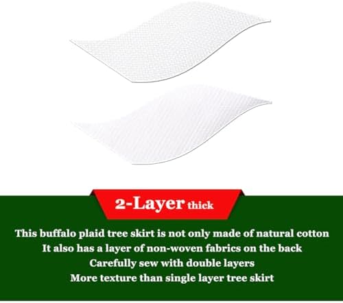 36inch White Christmas Tree Skirt Small Tree Skirt for Christmas Decoration - Image 3