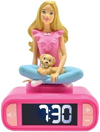 LEXiBOOK, Barbie Nightlight Alarm Clock, RL800BB - Image 3