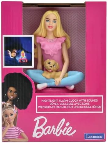 LEXiBOOK, Barbie Nightlight Alarm Clock, RL800BB - Image 6