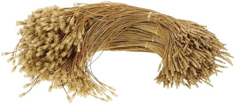 1000Pcs Christmas Ornament Hangers 7.8Inch Gold Ornament String Hooks with Snap for Christmas Tree Xmas Holiday Decorations by EXCEART