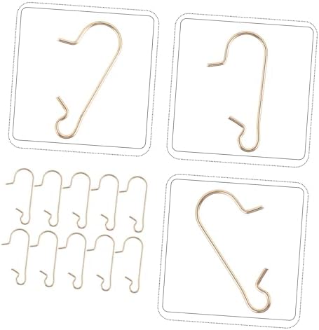 100Pcs Metal Miniature S Hooks for Christmas Tree Decorations Flexible Colorful Xmas Hangers for Home Cafe Bar Party Ornament Display Invisible Hanging - Image 5